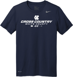 WCHS XC Nike Legend Tee - Navy
