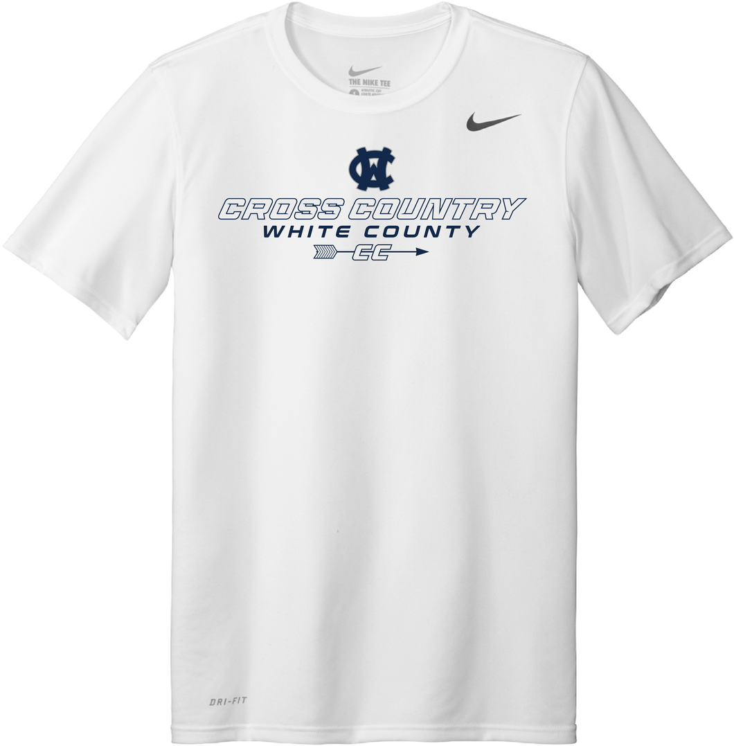 WCHS XC Nike Legend Tee - White