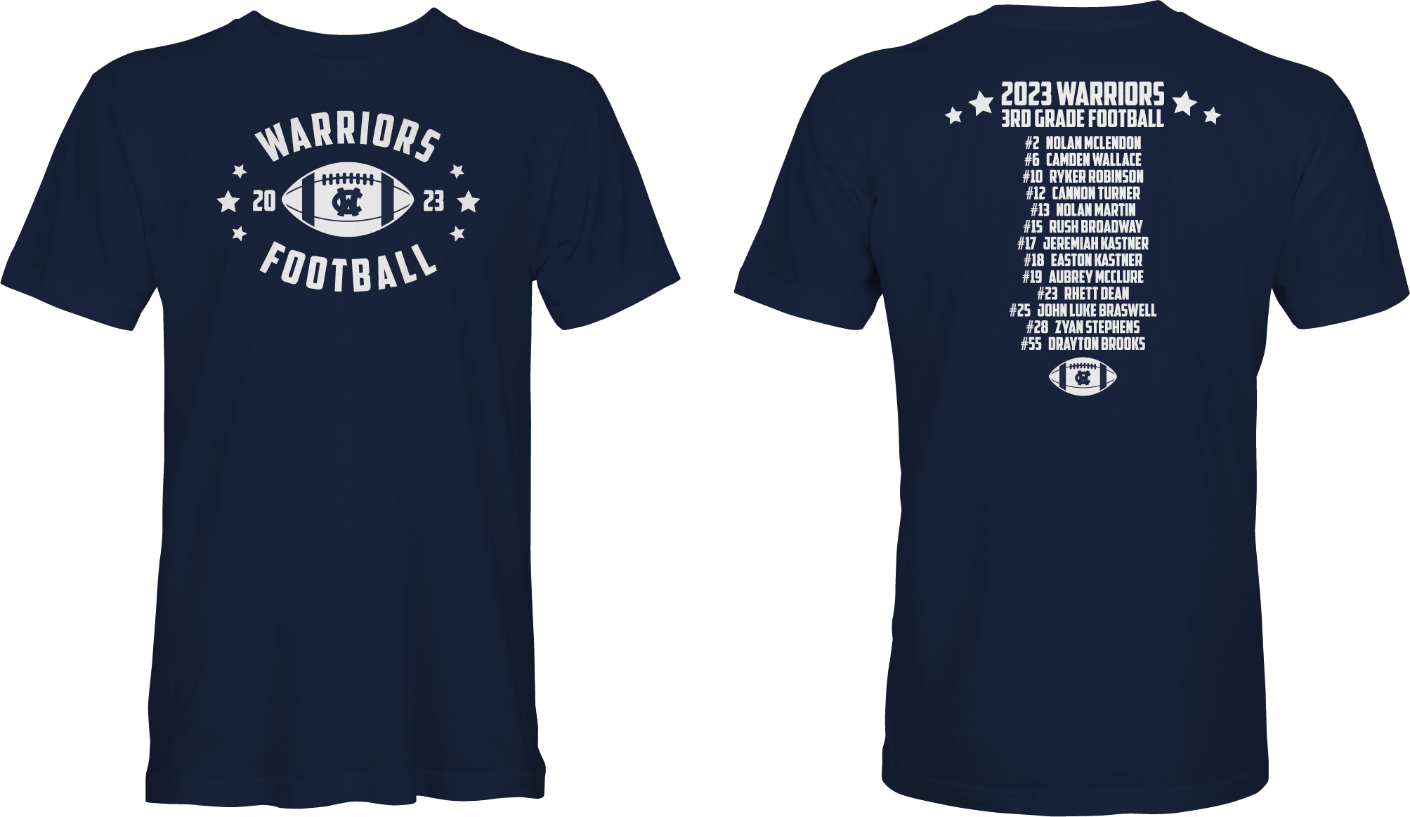 2023 Warriors 3rd Grade Football