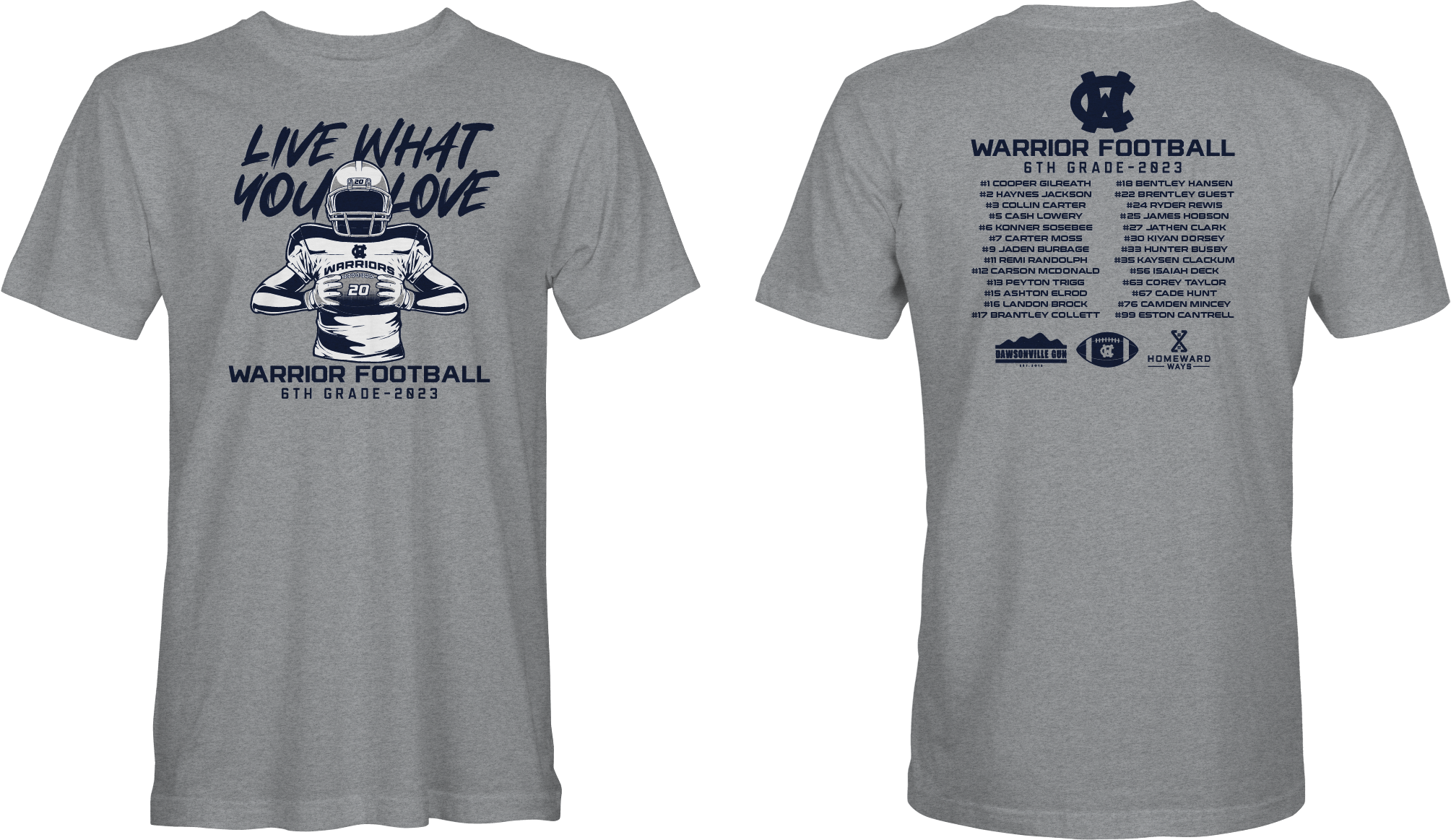 2023 Warriors 6th Grade Football
