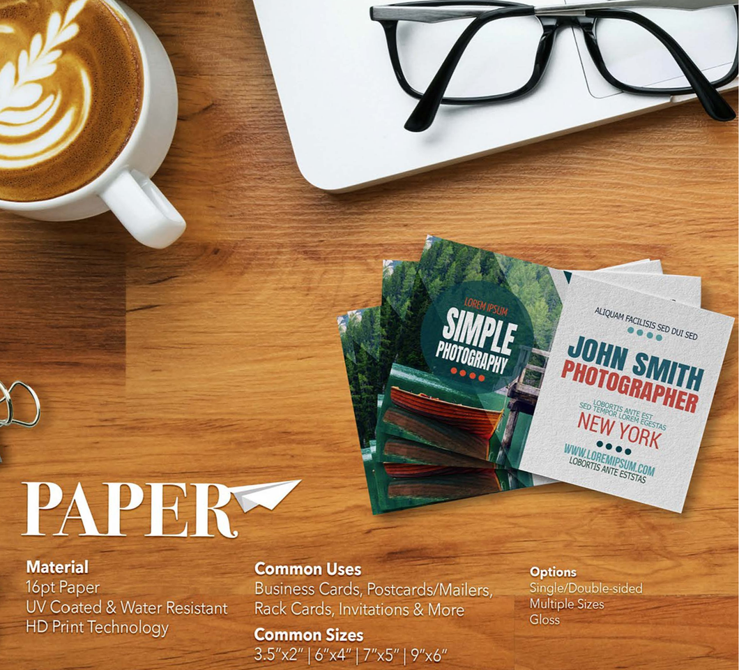 [USER ART PROVIDED] Wholesale 16pt Paper