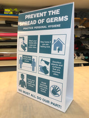 Custom 24x36 Coroplast A-Frame Sign Board w/ 2-Sided Full Color Print