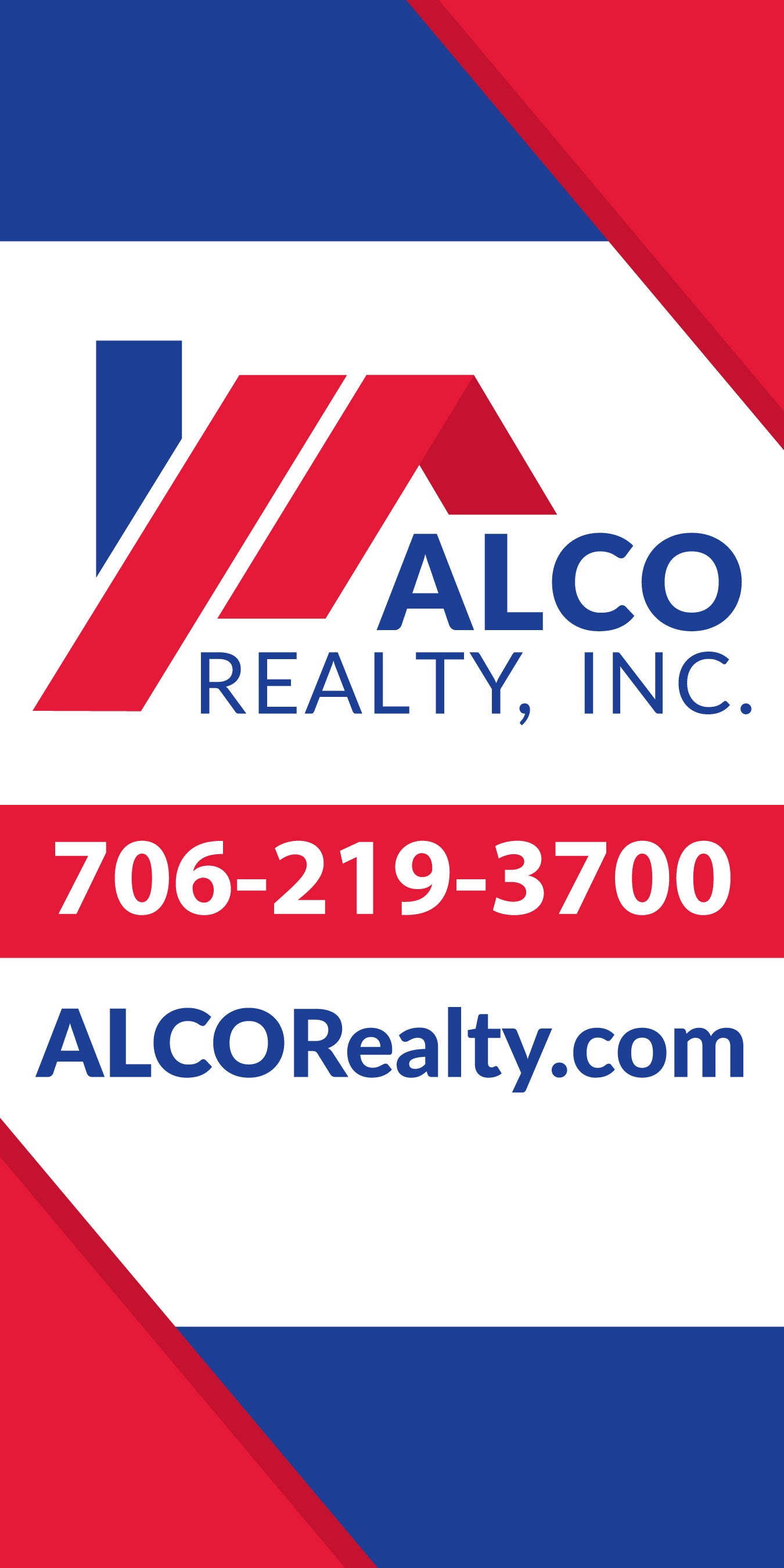 Alco Sign Insert 18" x 36" (Set of 5 Inserts / No Frame)