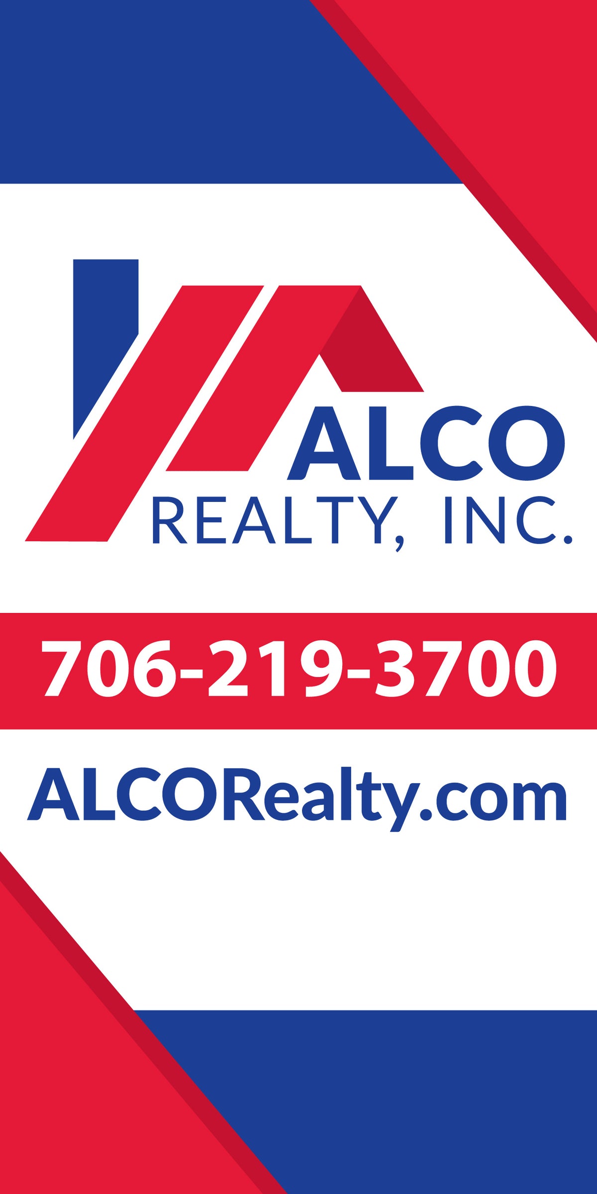 Alco Sign Insert 18" x 36" (Set of 5 Inserts / No Frame)