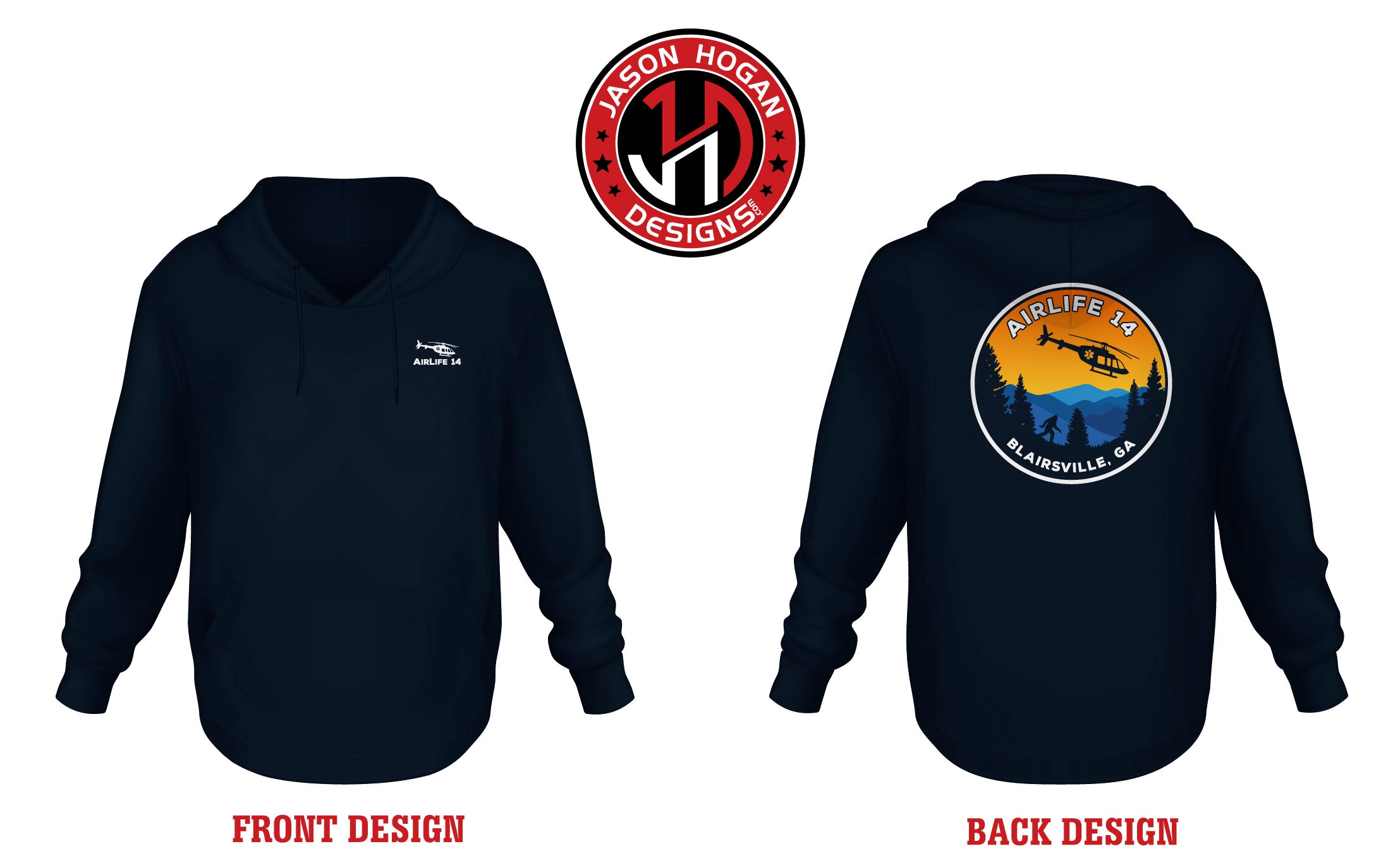 Air Life 14 Hoodie (Navy)