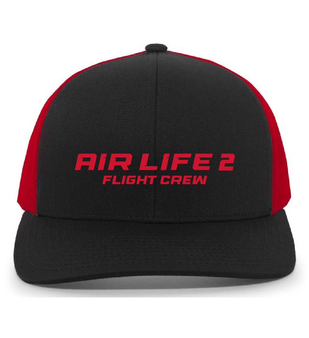 Air Life 2 Trucker Hat (Black/Red)