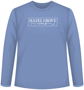 Hazel Grove Rams Long Sleeve Tee - Columbia Blue