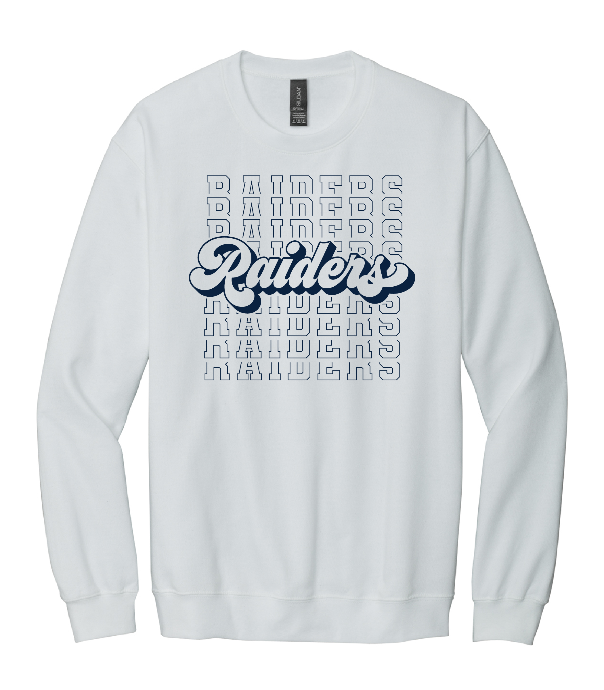 Raiders Vintage Softstyle Sweatshirt (White)