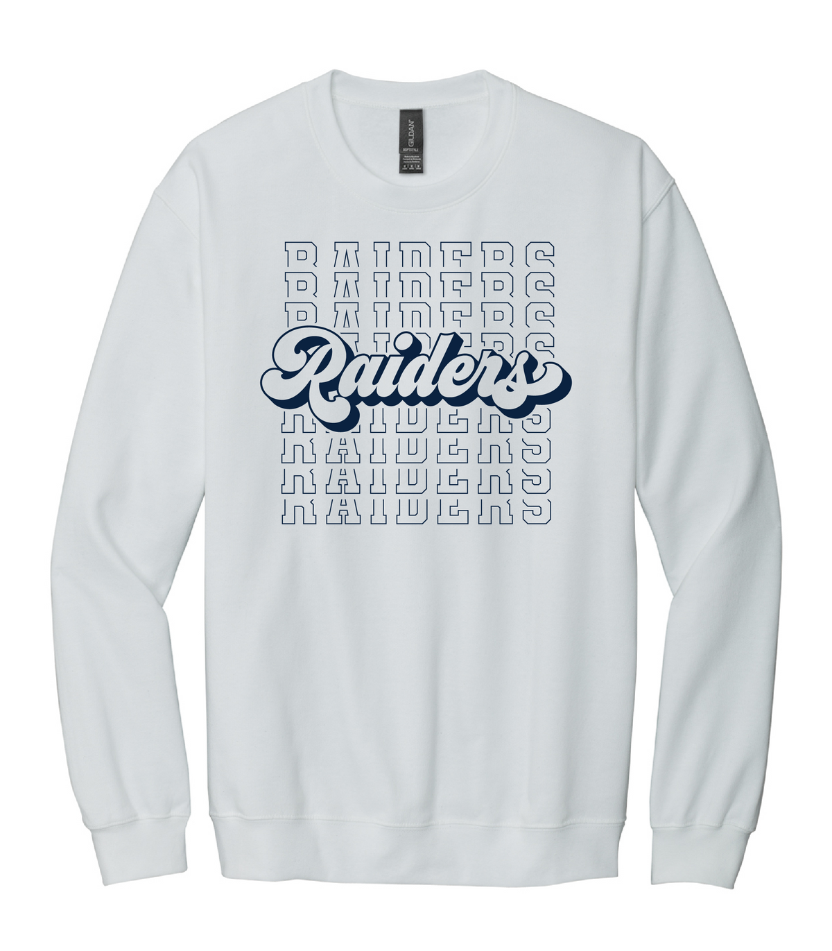Raiders Vintage Softstyle Sweatshirt (White)