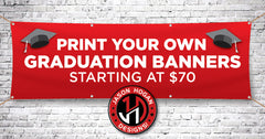 Graduation Banner - Customer Supplied Artwork