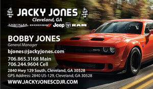 Jacky Jones CDJR Business Cards