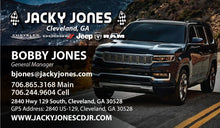 Load image into Gallery viewer, Jacky Jones CDJR Business Cards
