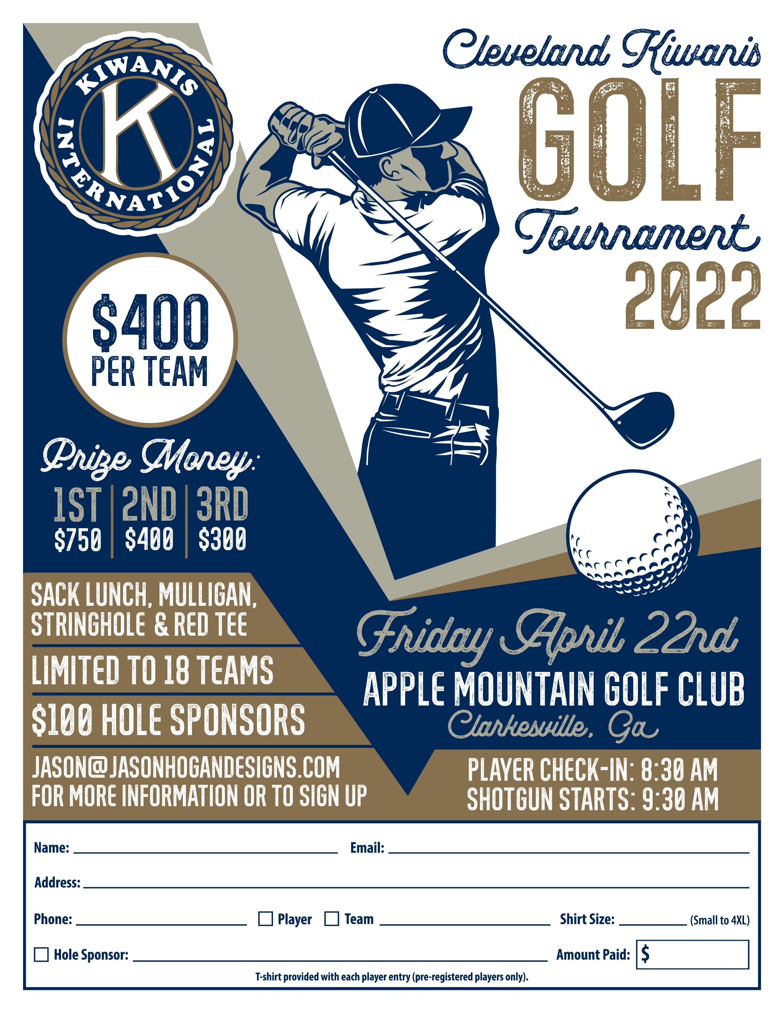 Team Registration (4 Player)