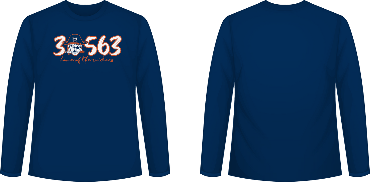 30563 Home of the Raiders Long Sleeve Tee