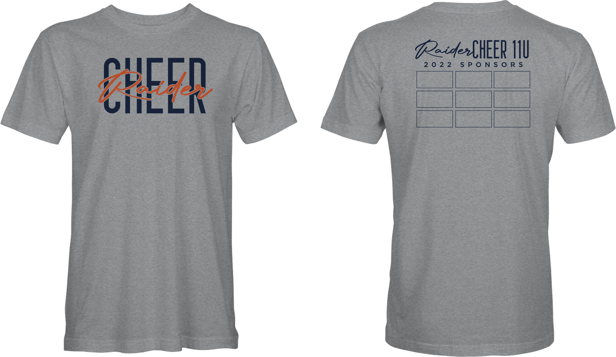 Raider Cheer 11U Sponsor Tee