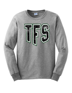 TFS Logo Long Sleeve Tee - Sports Grey