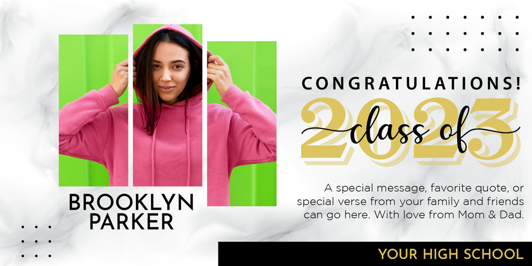 Graduation Banner - Template 12