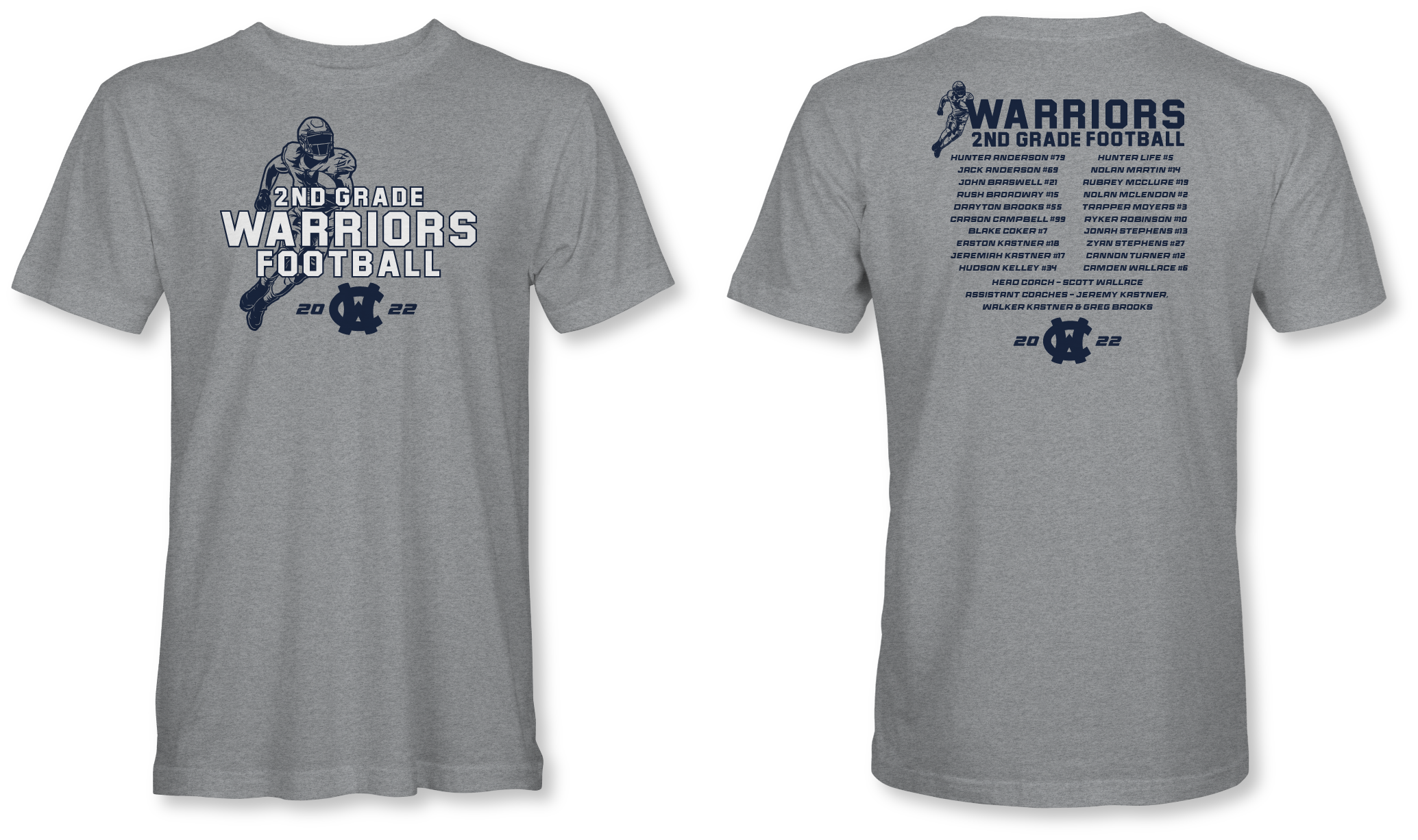2022 Warriors 2nd Grade Football