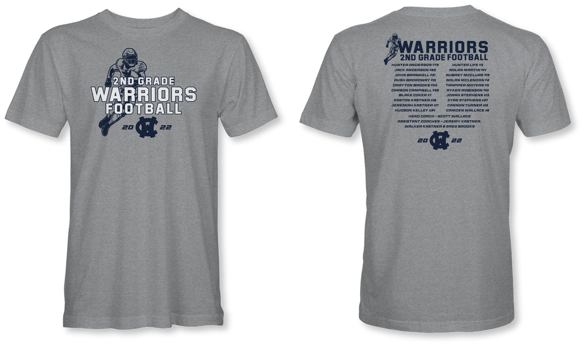 2022 Warriors 2nd Grade Football